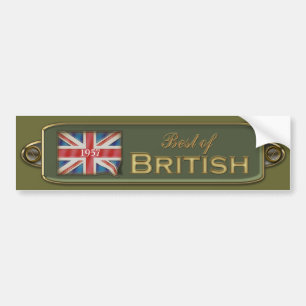 Lägg till ett datum Bästa brittiska dekal