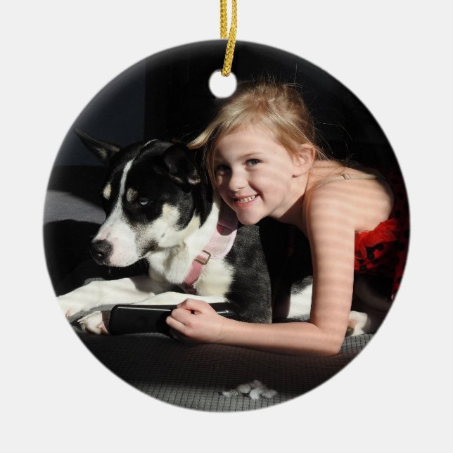 Lägg till ett foto till den här Anpassningsbarna j Julgransprydnad Keramik (Framsidan)