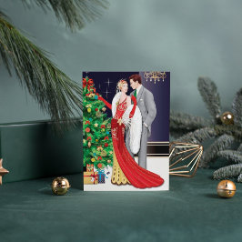 Lägg till ett meddelande i Cute Jul Art deco