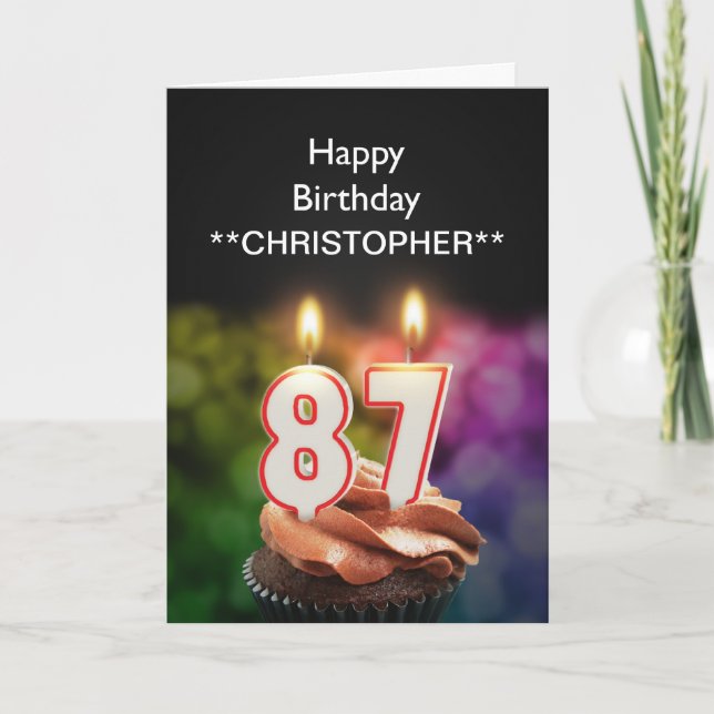 Lägg till ett namn i detta 87:e födelseortsteartis kort (Framsida)