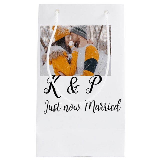 Lägg till ett par foto som nyligen varit gift, läg (Framsidan)