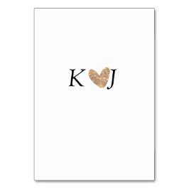 Lägg till ett par namn brev bröllop guld glitter bordsnummer