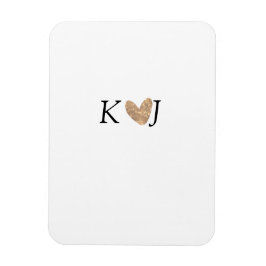 Lägg till ett par namn brev bröllop guld glitter magnet