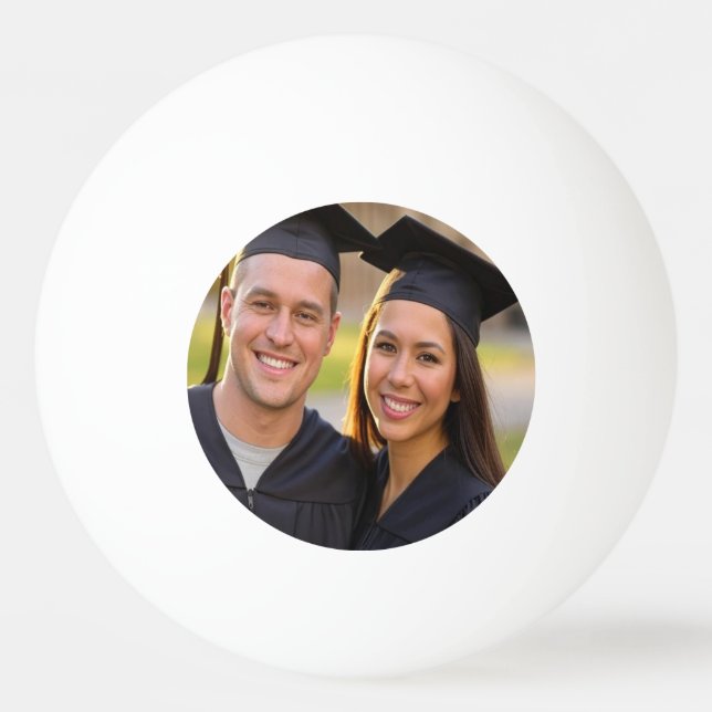 Lägg till examenfoto anpassa pingisboll (Framsidan)