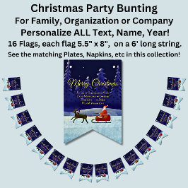 Lägg till familj/organisation Namn Blue + Santa Vimplar