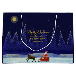 Lägg till familj / organisationsnamn Blå + Tomte