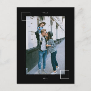 Lägg till familjefotot för GOTT NYTT ÅR Vykort