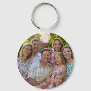 Lägg till familjerättsfoto anpassa nyckelring