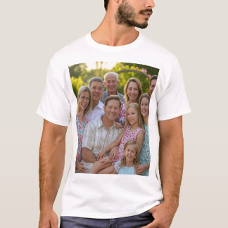 Lägg till familjerättsfoto anpassa t shirt