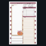 Lägg till fantastisk anteckningsdagervisningsprogr<br><div class="desc">Behålla fokus med Fantastisk anteckningsdagbok. Med Fall Vibes i åtanke med en strimlad maronbakgrund. Med den här plannersidan kan du spåra: Schema, Anteckningar, intag i Vatten, arbetsgång, måltidsplan, att göra, Routines. Genom att behålla allt detta på dagens visningsprogram kan du fokusera på nuet, men det är enkelt att överföra hur...</div>