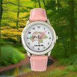 Lägg till flickor i namn i Cute Sdolt Armbandsur<br><div class="desc">design av www.etsy.com/shop/InkleyStudio</div>
