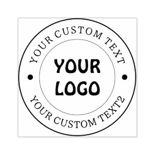 Lägg till företagets logotyp stämpel
