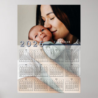 Lägg till foto 2026 Kalender Foto Poster