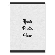 Lägg till foto/design - Bordsnummer