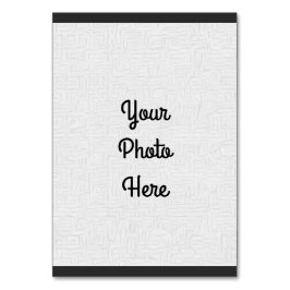 Lägg till foto/design - Bordsnummer