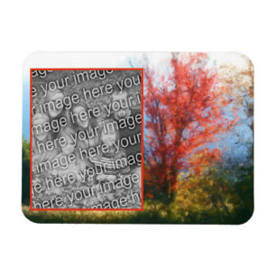 Lägg till foto för att minska utvecklig naturmålni magnet