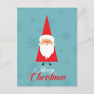 Lägg till foto God jul Santa Vykort