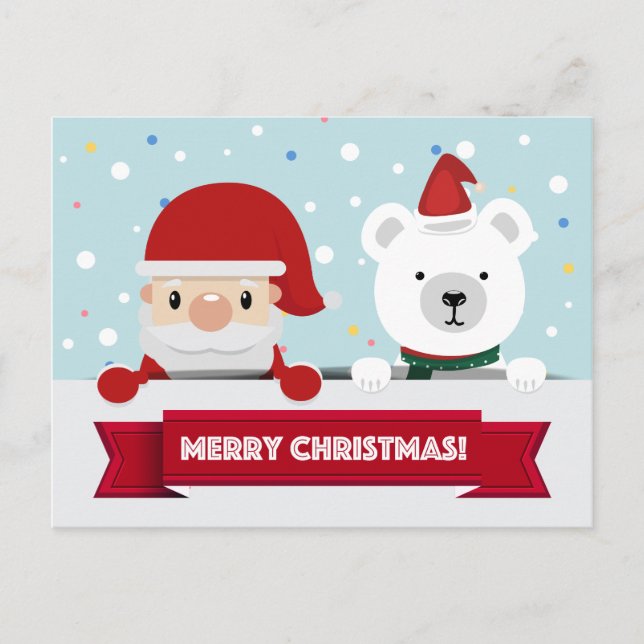 Lägg till foto | GOD JUL Vykort (Framsida)