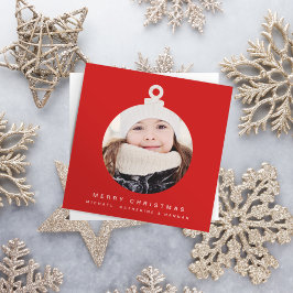 Lägg till foto i god jul ORNAMENT