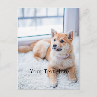 Lägg till foto och text 2-sidig anpassad vykort