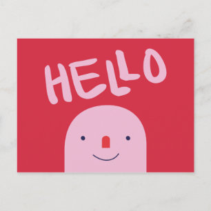 Lägg till foto - Personligt Hello Connections Prin Vykort