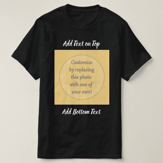 Lägg till foto - specialevenemang t shirt (Design framsida)