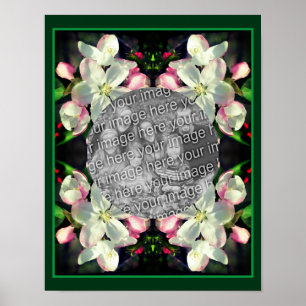Lägg till foto-Vår-blomman Blommar Ram Poster