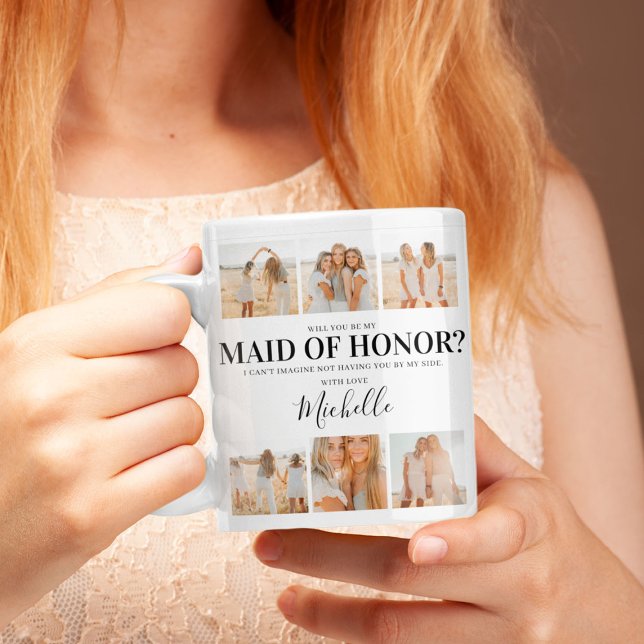 Lägg till foton | Vill du vara min brudtjänare?  Kaffemugg (Skapare uppladdad)