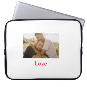 Lägg till gayparfoto namn kärlek LQBTQ i pride mån Laptop Fodral