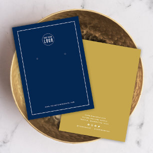 Lägg till Gräns Anpassningsbar Färg  Earring Visni Visitkort