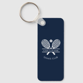 Lägg till Gräsmatta tennis Klubb Namn och Returadr Nyckelring