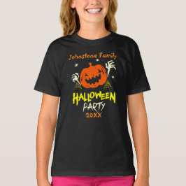 Lägg till Halloween fest-redigeringstext för Namn  T Shirt