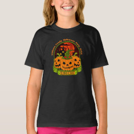 Lägg till Halloween fest-redigeringstext för Namn T Shirt
