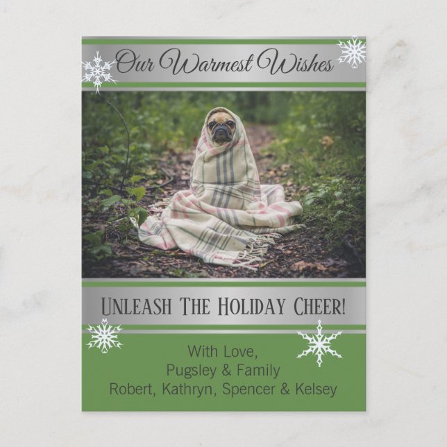 Lägg till Helgdag "varmaste Önskemål" för sällskap Vykort (Framsida)