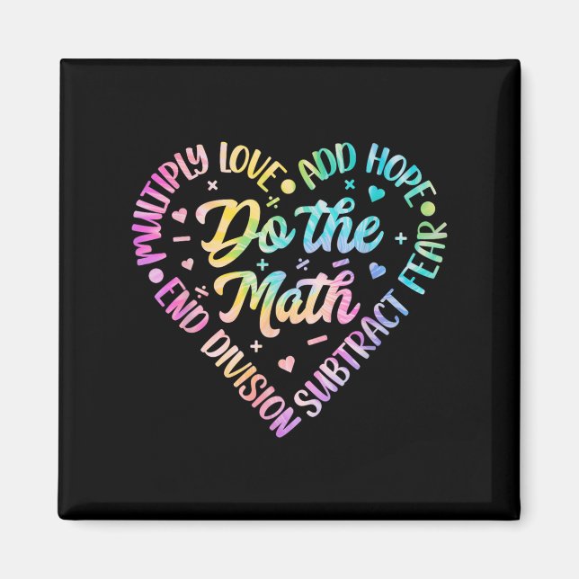 Lägg till Hope Math Teacher Ti, Math Multiply Kärl Magnet (Framsidan)