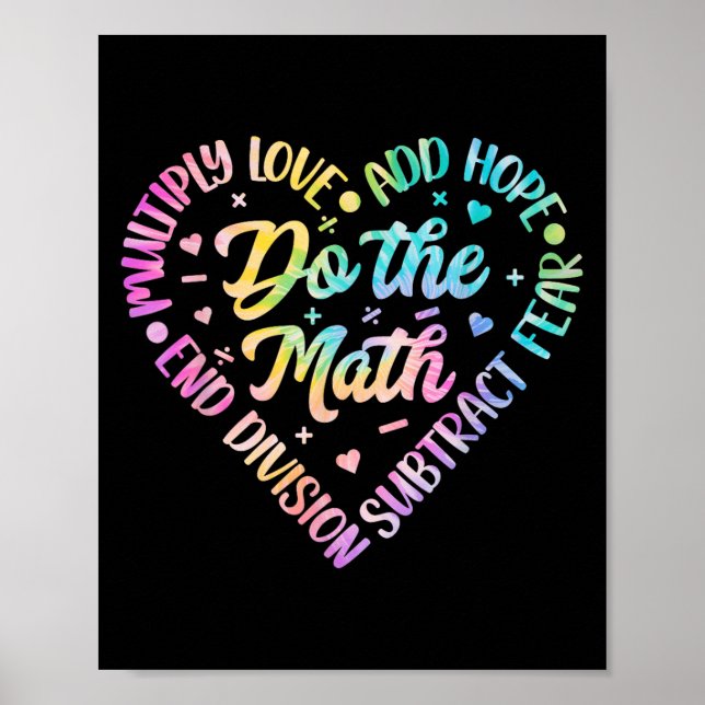 Lägg till Hope Math Teacher Ti, Math Multiply Kärl Poster (Framsidan)