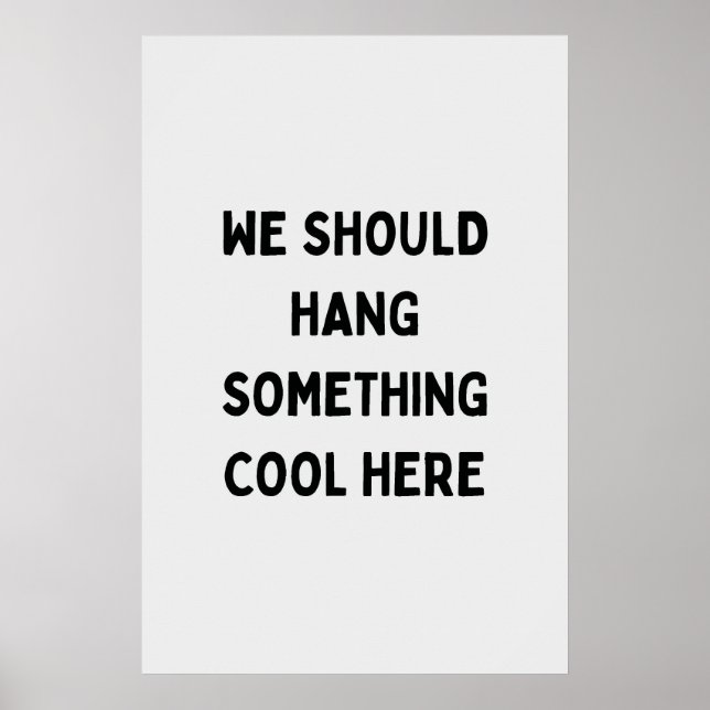 Lägg till Humor i ditt space Poster (Framsidan)