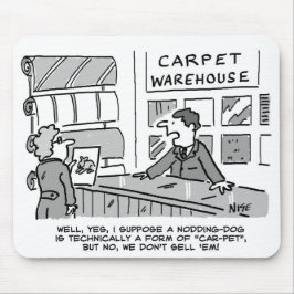 Lägg till Hund-begäran i en Carpet Shop Musmatta