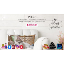 Lägg till husdjur Namn Bild för att föda dig från  Lumbarkudde