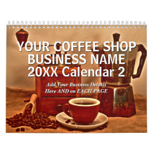 Lägg till information om ditt Kaffeschema Busines Kalender