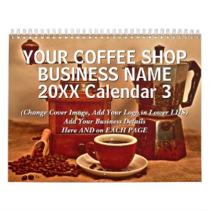 Lägg till information om ditt Kaffeschema Busines Kalender