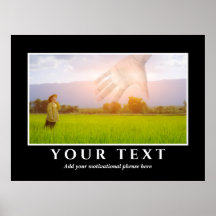 Lägg till inspirationstextfoto Poster