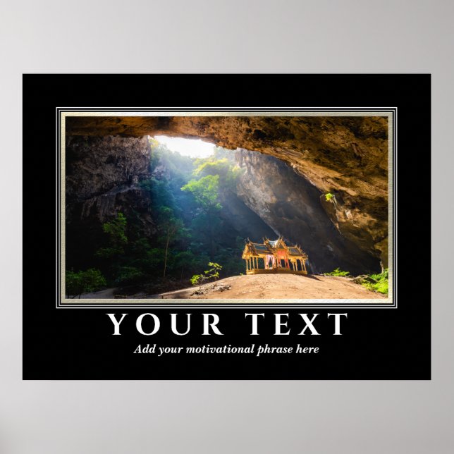 Lägg till inspirationstextfoto Poster (Framsidan)