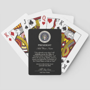 Lägg till invigningsdagen i Namn den 20 januari 20 Casinokort