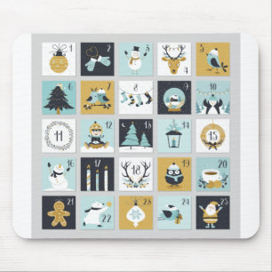 Lägg till kalender för utskrivbar kalender musmatta