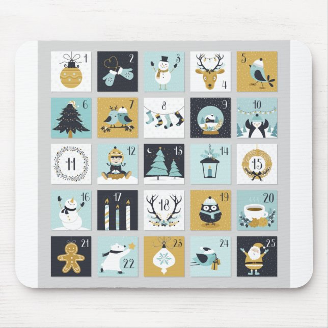 Lägg till kalender för utskrivbar kalender musmatta (Framsidan)