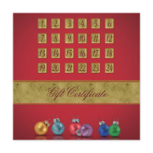 Lägg till kalenderjulprydnader