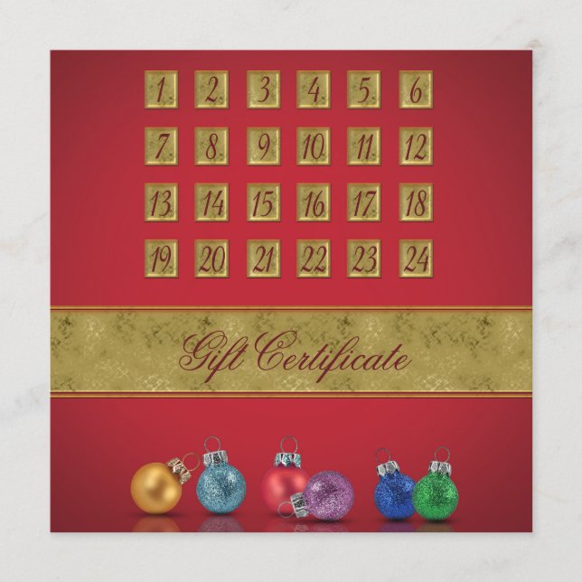 Lägg till kalenderjulprydnader (Framsida)