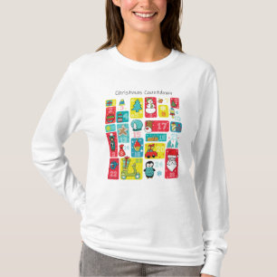 Lägg till kalenderns julräkning t shirt