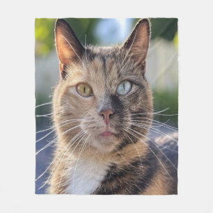 Lägg till kattfoto Anpassa Fleecefilt